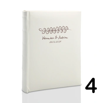 Album ślubny, wsuwany, 50 zdjęć 15x21, personalizowany, 12 wzorów